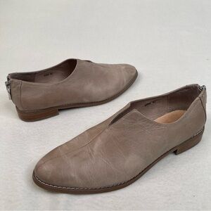 Django Juliette Less Oxford Shoe Zip Back Leather Size 40